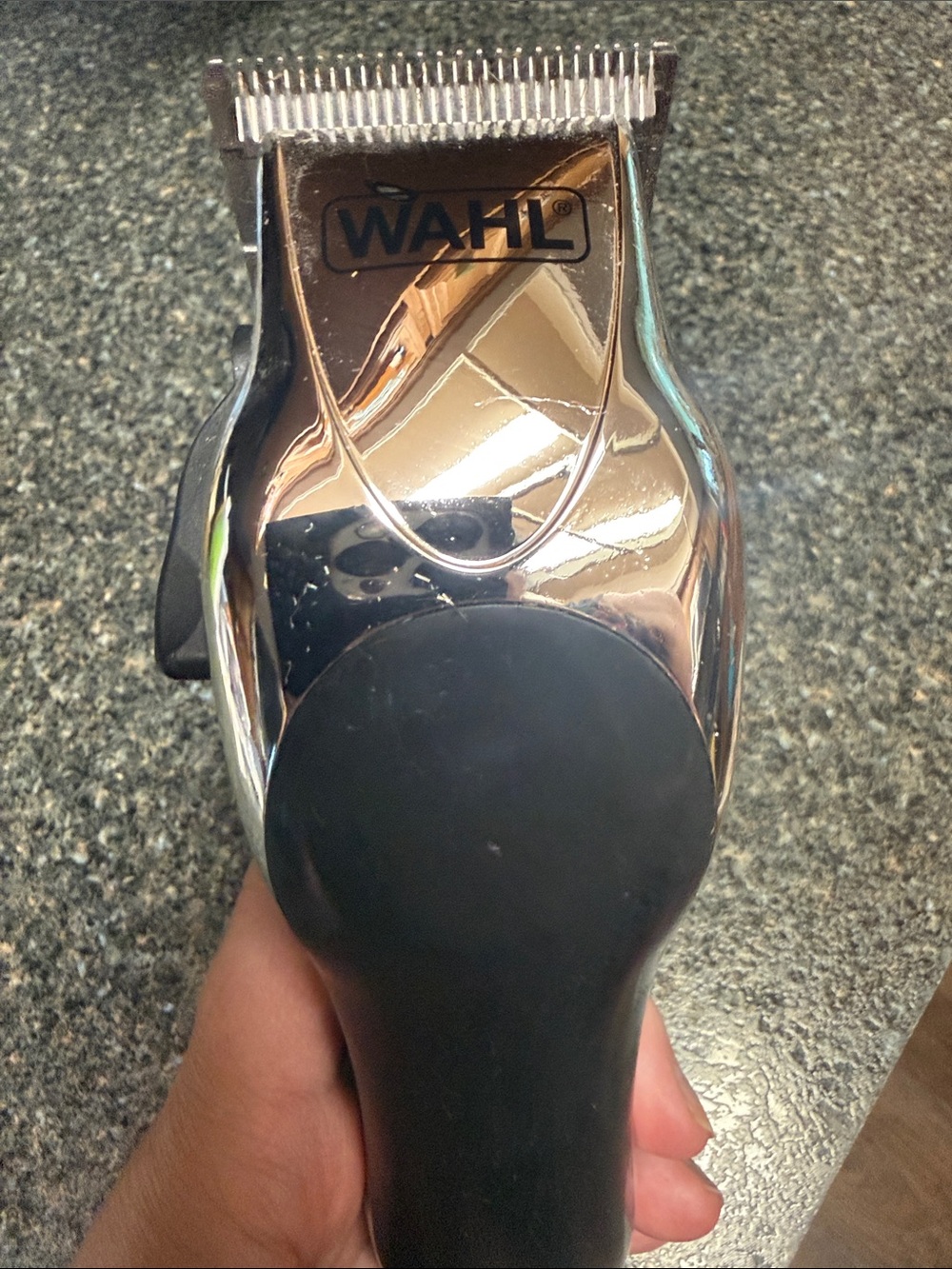 Wahl Chrome and Black Hair Trimmer EUC